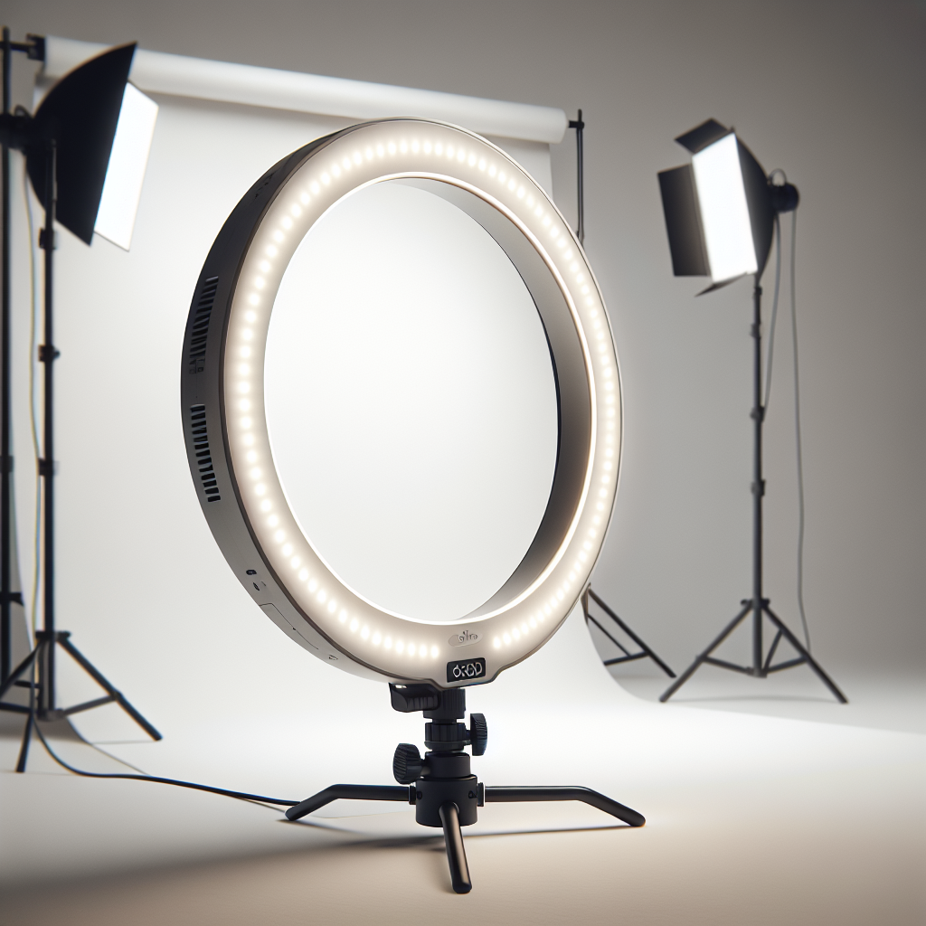 NightSight 12 inch LED Ring Light with Tripod