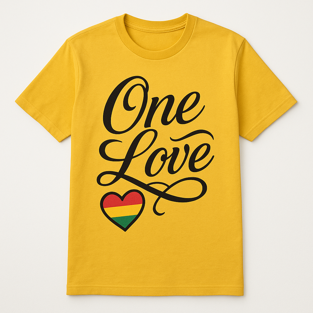 One Love Gold Tee