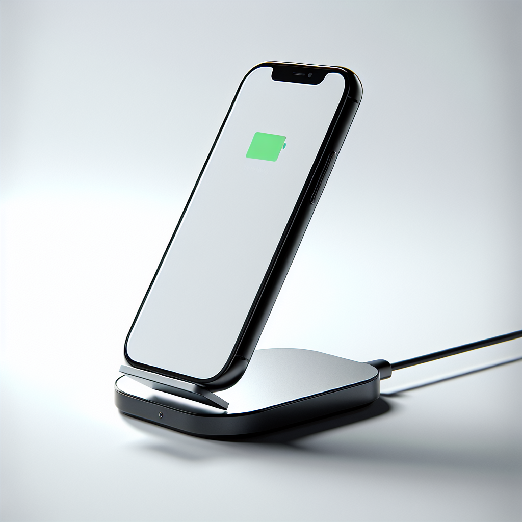 GripSafe Adjustable Phone Stand with Wireless Charger