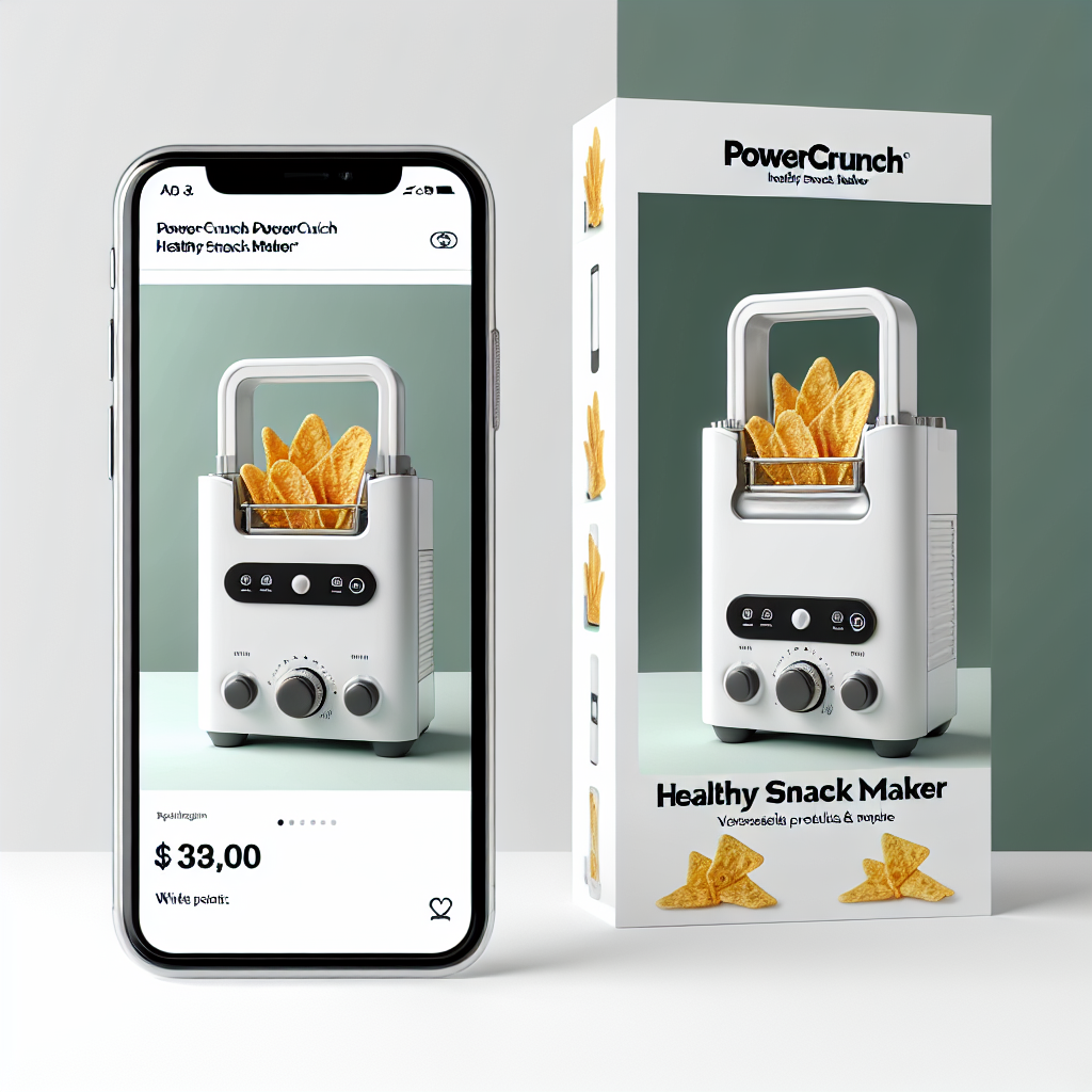 PowerCrunch Healthy Snack Maker