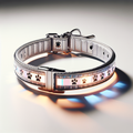 PawPrints Reflective Dog Collar