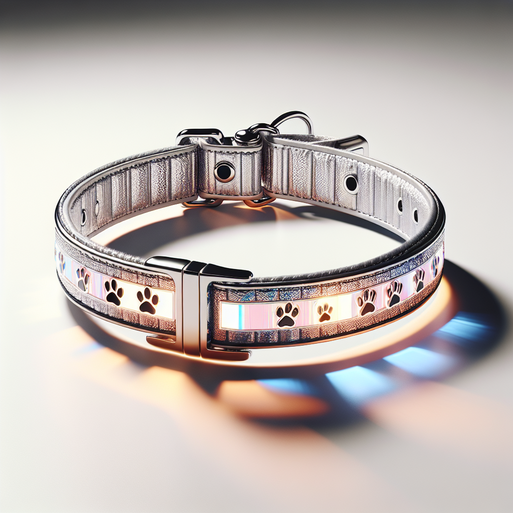 PawPrints Reflective Dog Collar